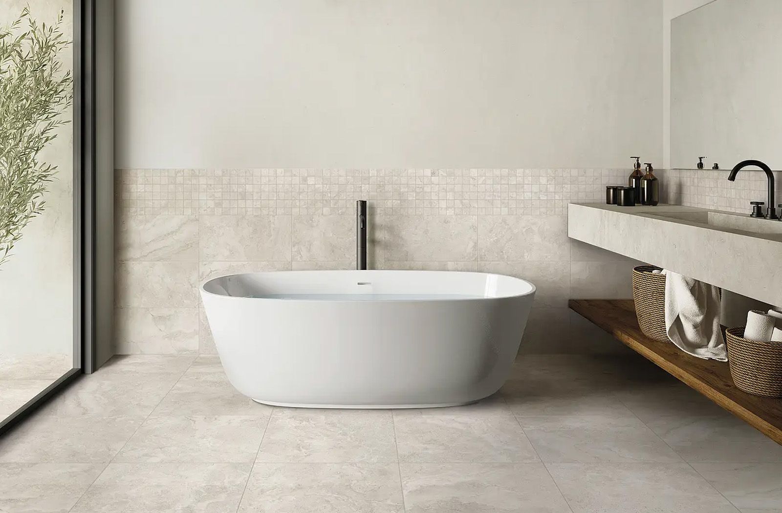 Capri storica white rt 60 x 60 R10