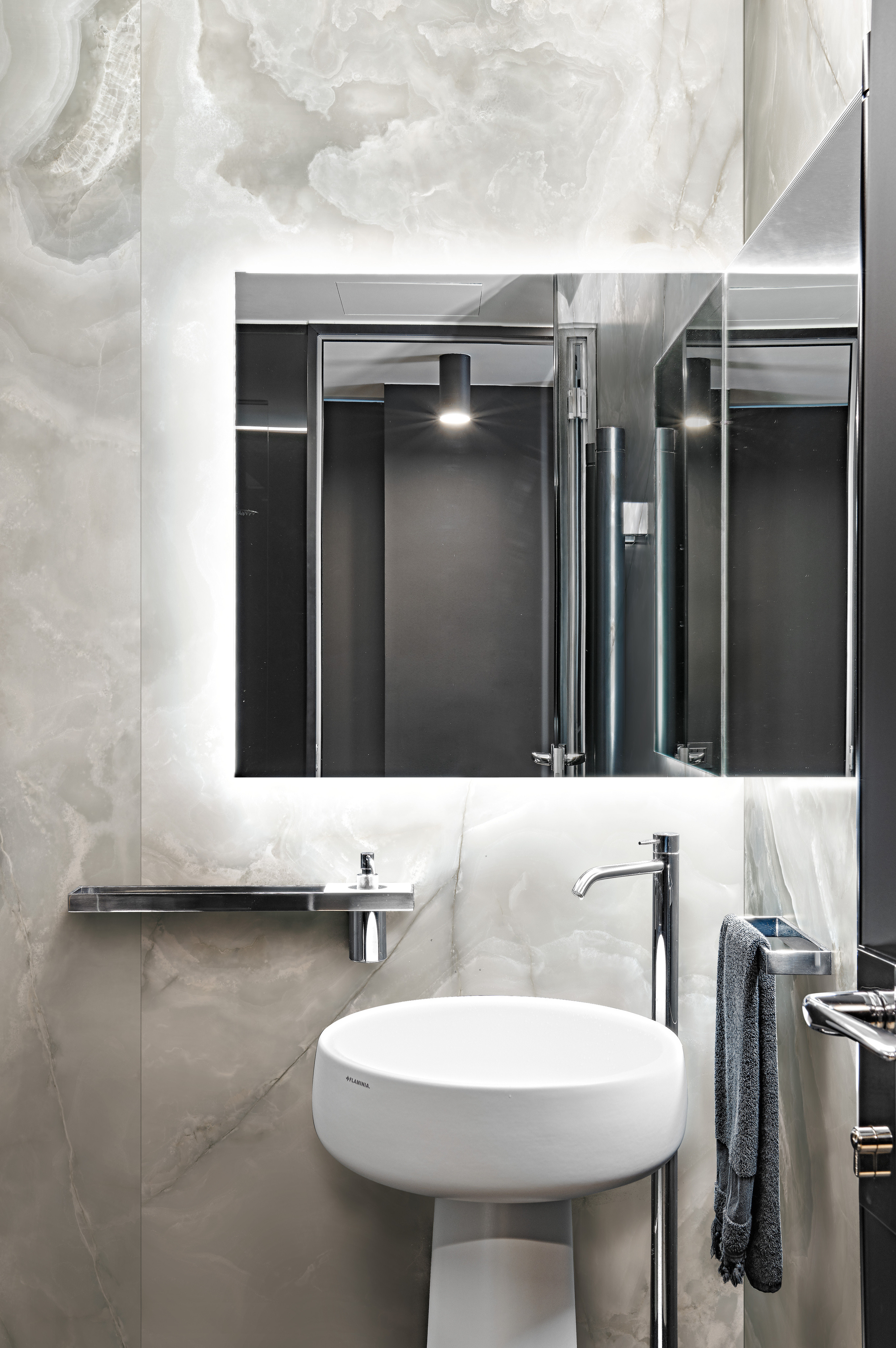 Florim ONYX and more silver satinato 80 x 180 