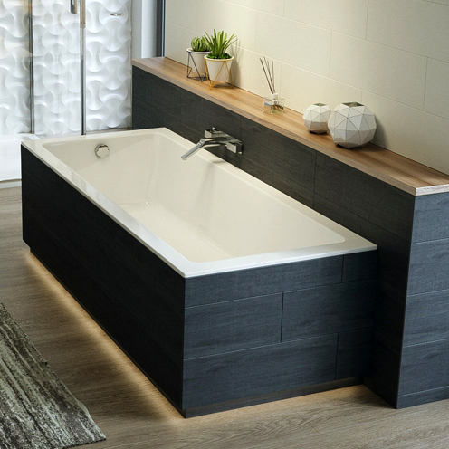 Sandra egyenes akril kád